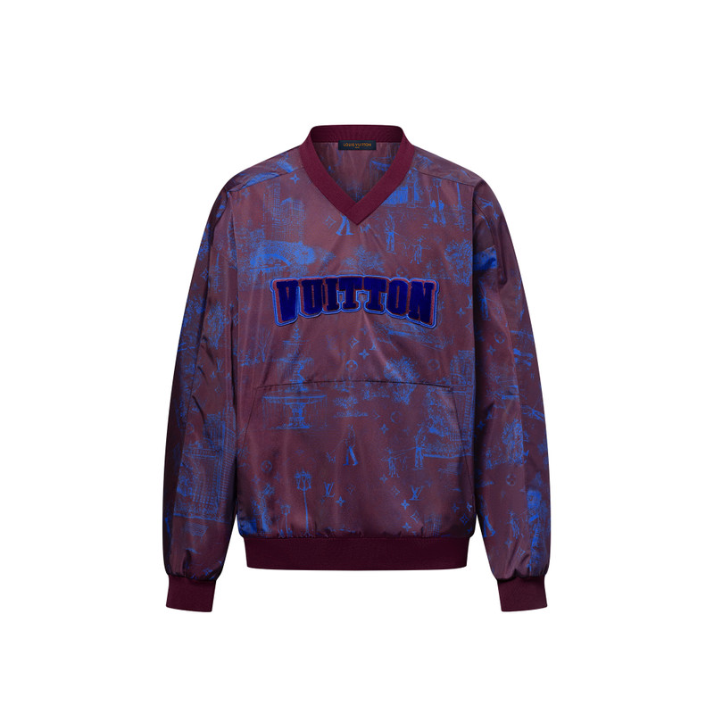Printed  Nylon Pullover 1