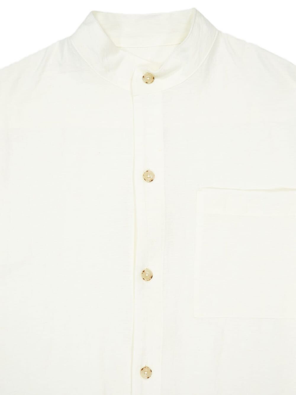 stand-collar long-sleeve shirt - 3