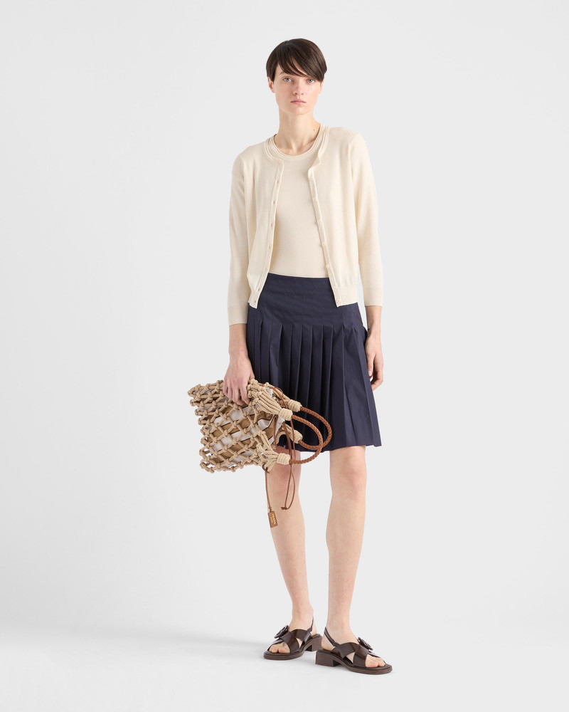 Prada Silk and cotton crew-neck sweater outlook
