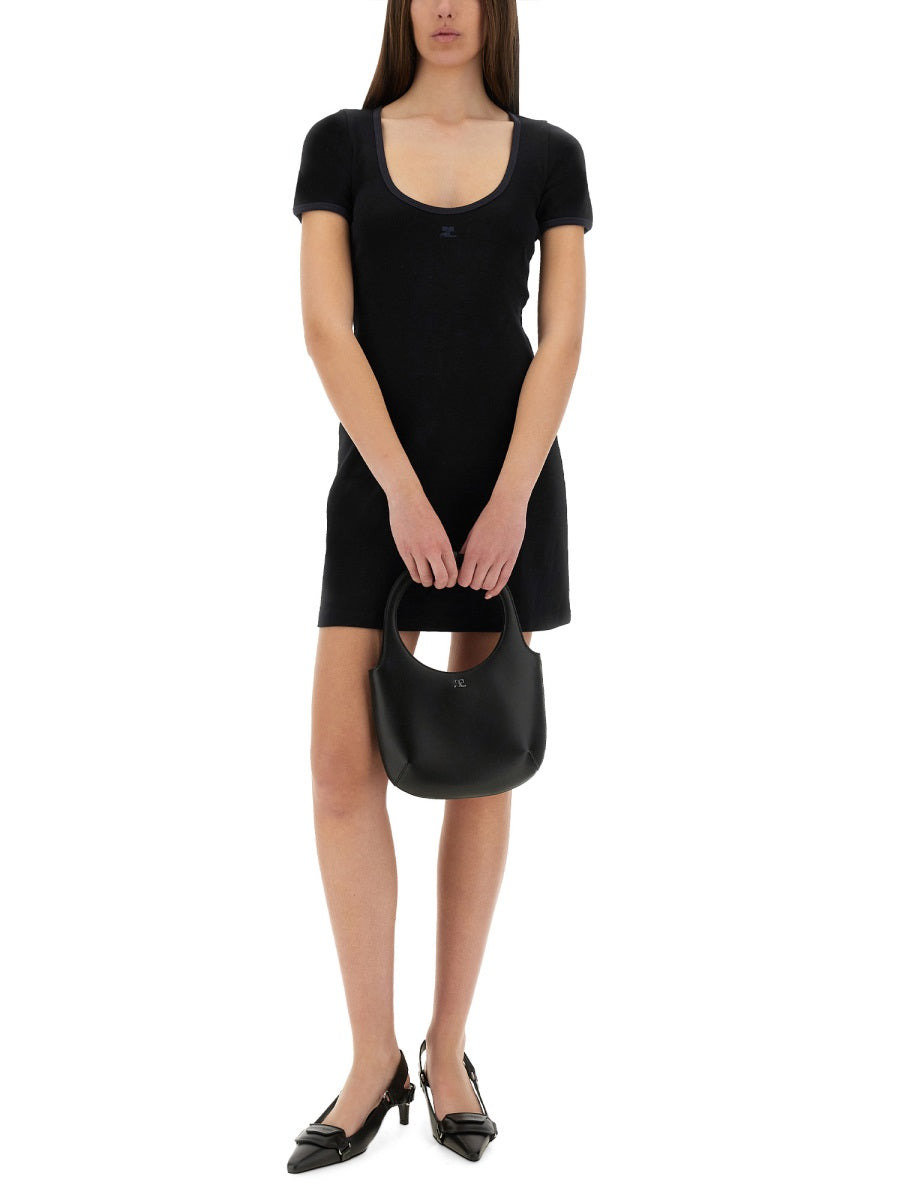 Courreges Women "Holistic Contrast" Mini Dress - 2