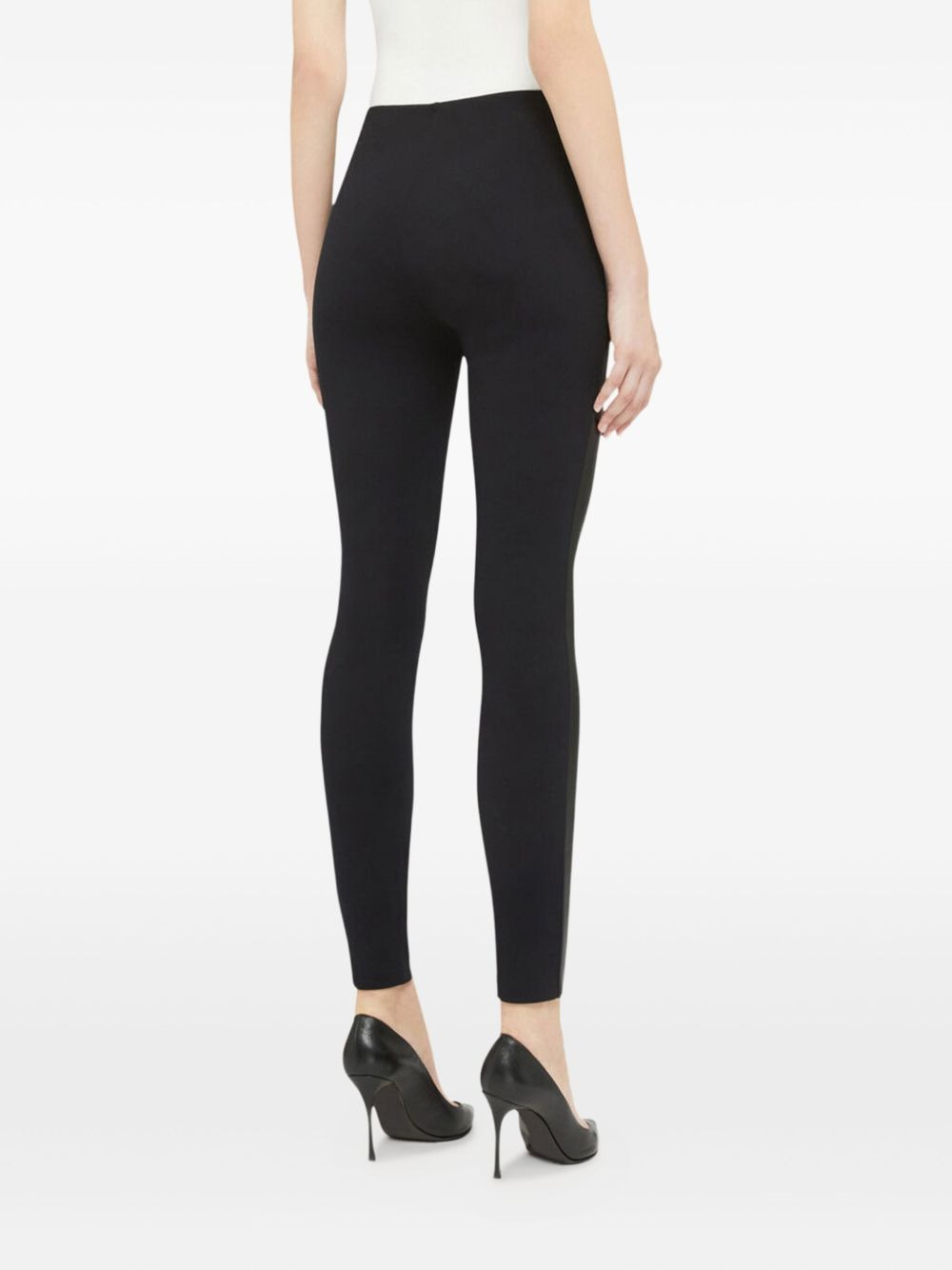 leather-paneled leggings - 3