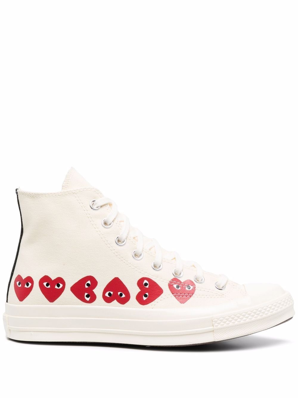 x Converse logo print high-top sneakers - 1