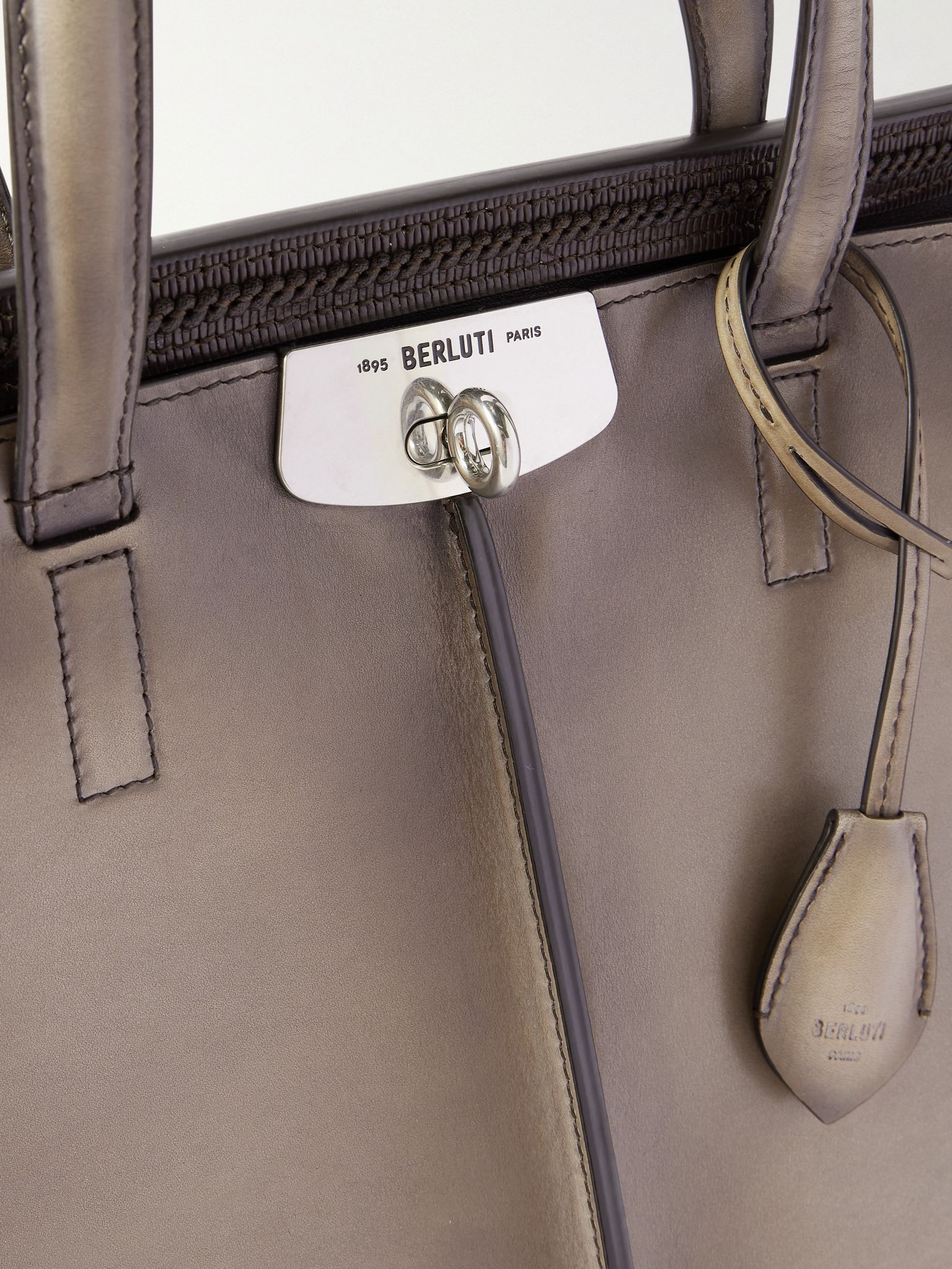 Luti 38 Venezia Leather Tote Brown - 4
