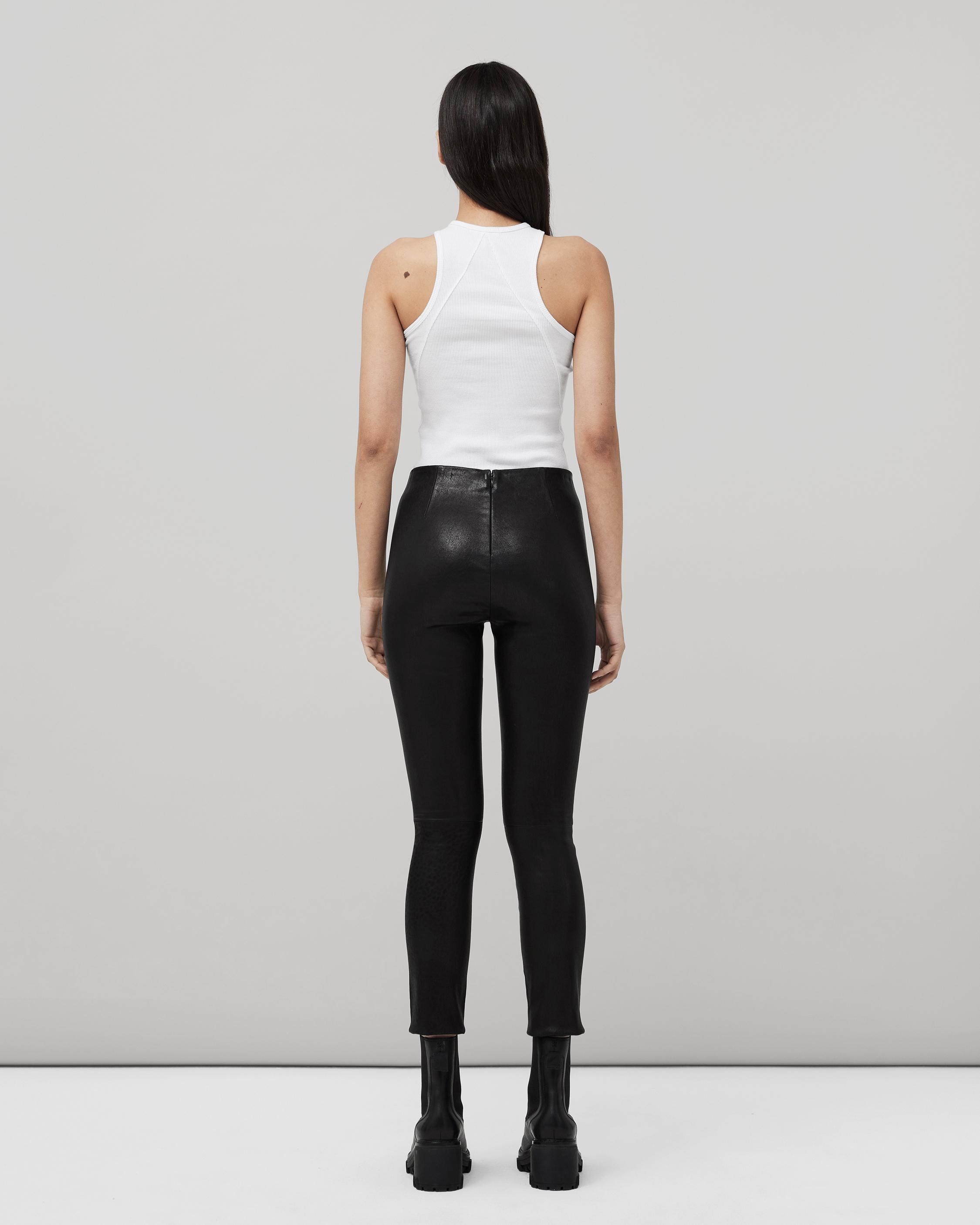 Simone Pant - Leather
Slim Fit Cropped Pant - 5