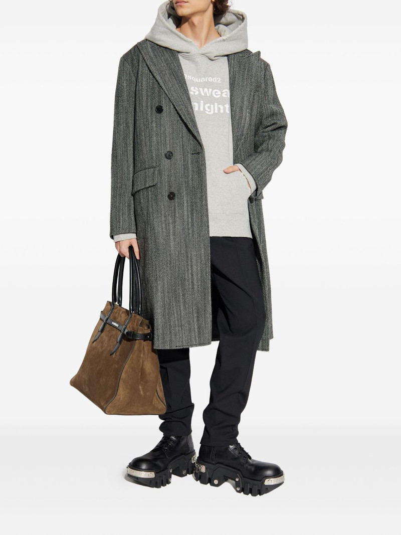 DSQUARED2 distressed hoodie outlook