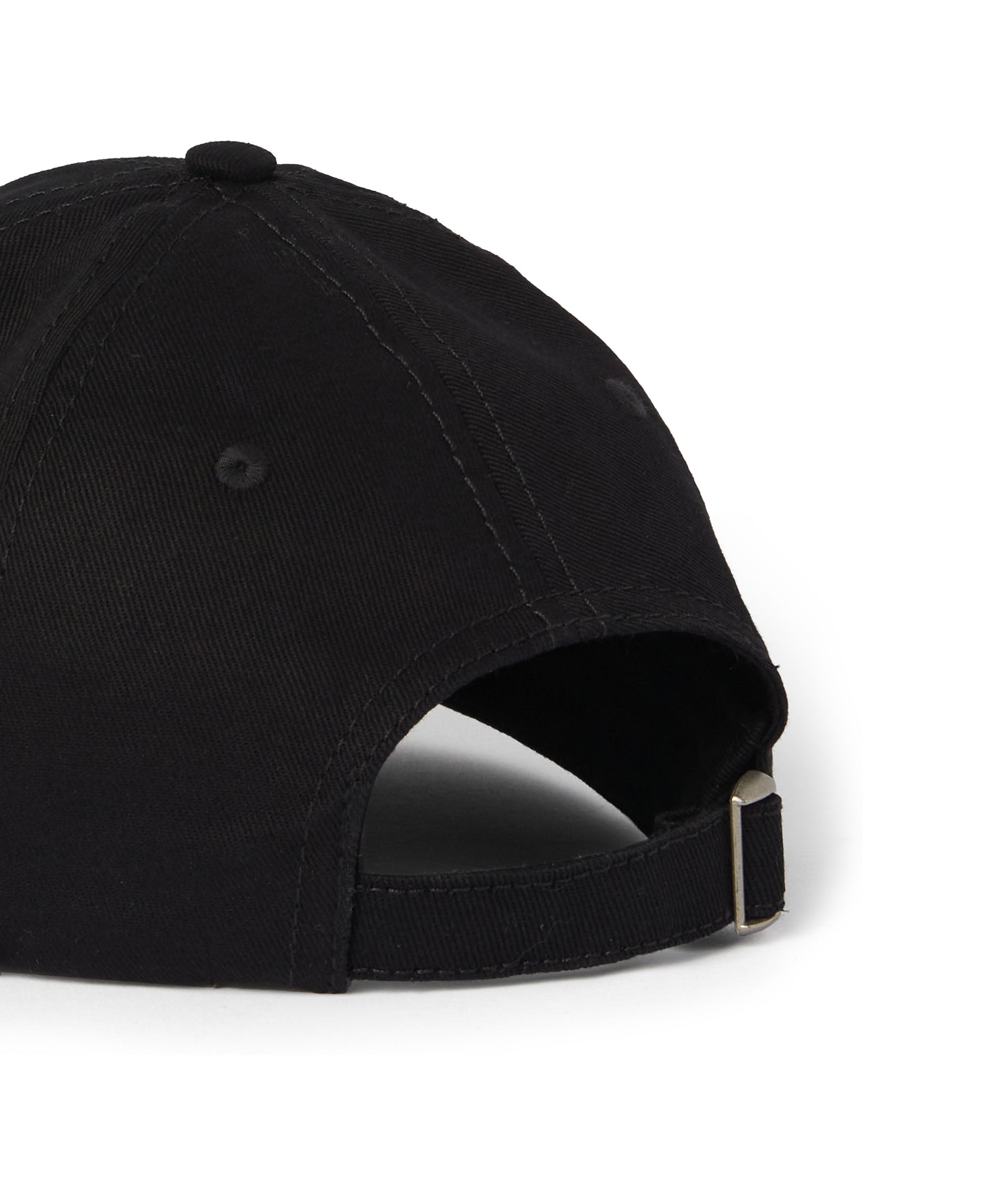Gabardine cotton baseball cap with embroidered label - 2
