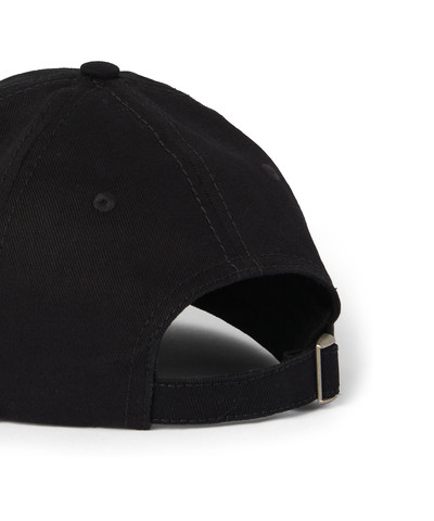 MSGM Gabardine cotton baseball cap with embroidered label outlook