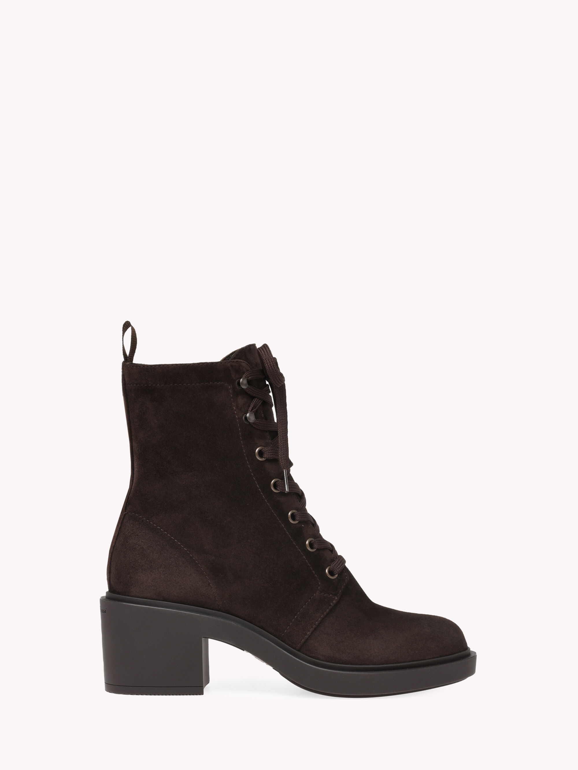 Gianvito Rossi panelled leather boots - Brown
