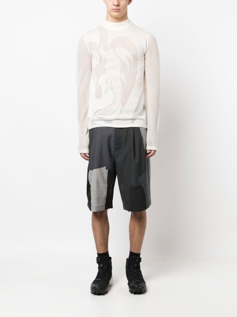 Phoenix mesh-panelled jumper - 2
