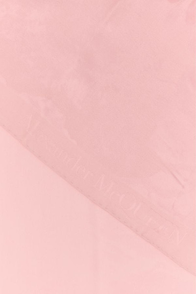Alexander McQueen Pink silk foulard outlook