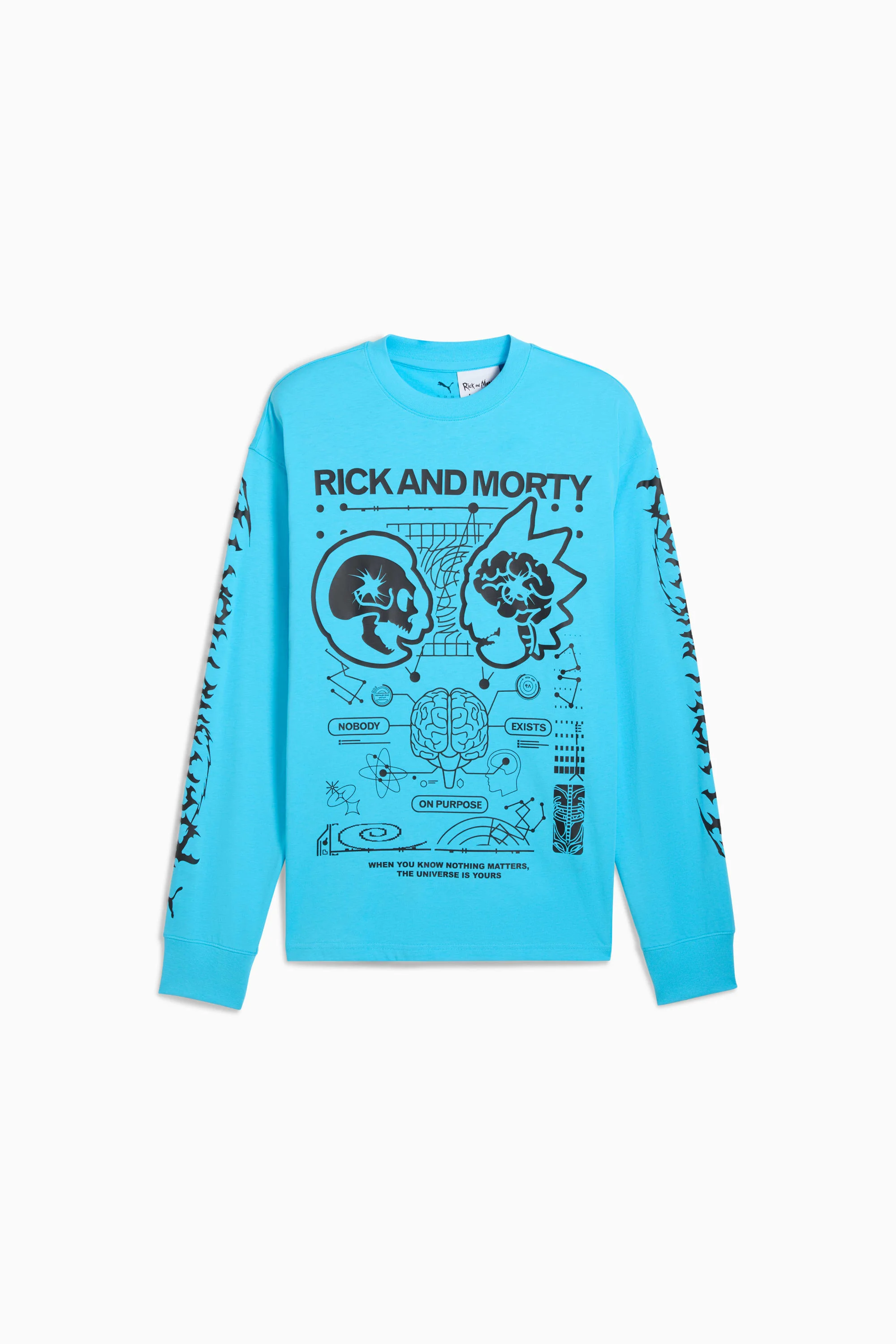 PUMA x RICK AND MORTY Men's Long Sleeve Basketball Tee - 1