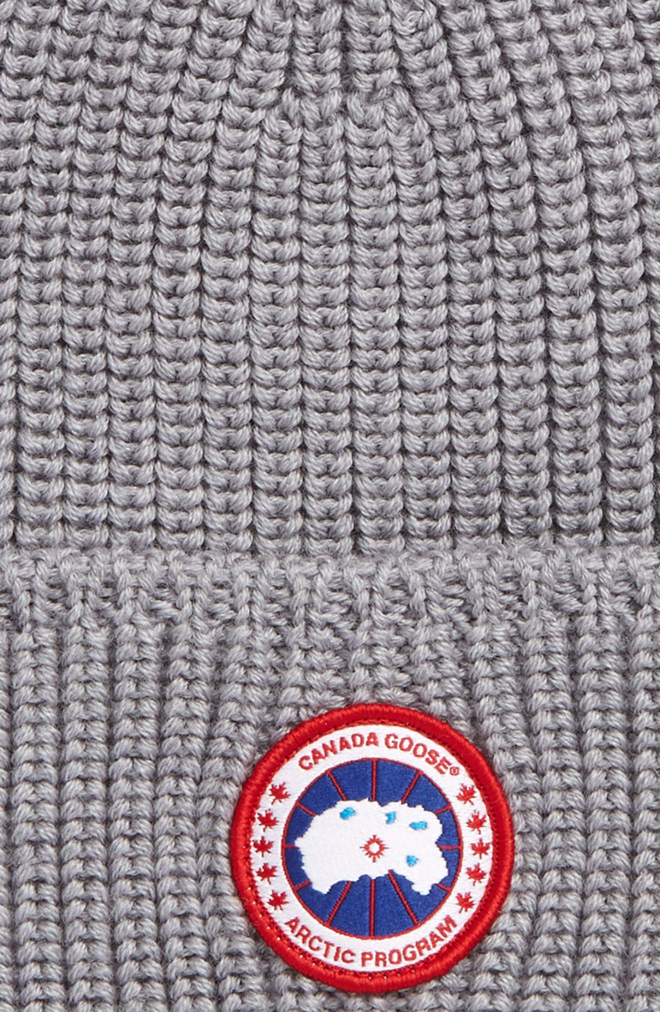 Arctic Disc Ribbed Toque Beanie - 2