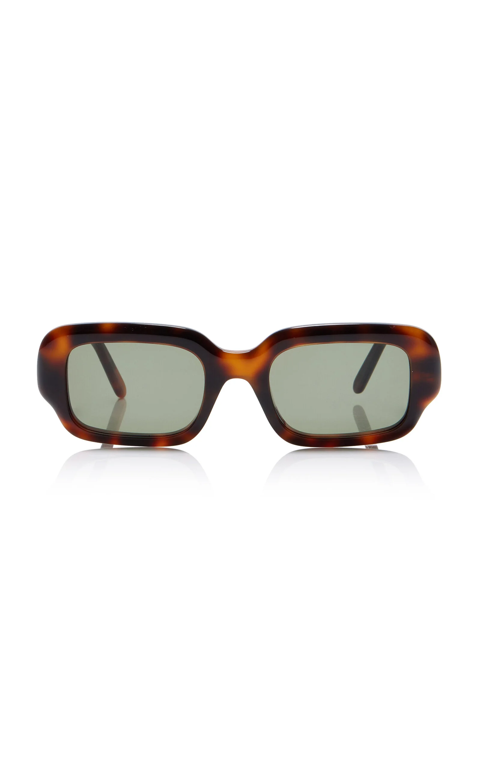 Square-Frame Acetate Sunglasses brown - 1