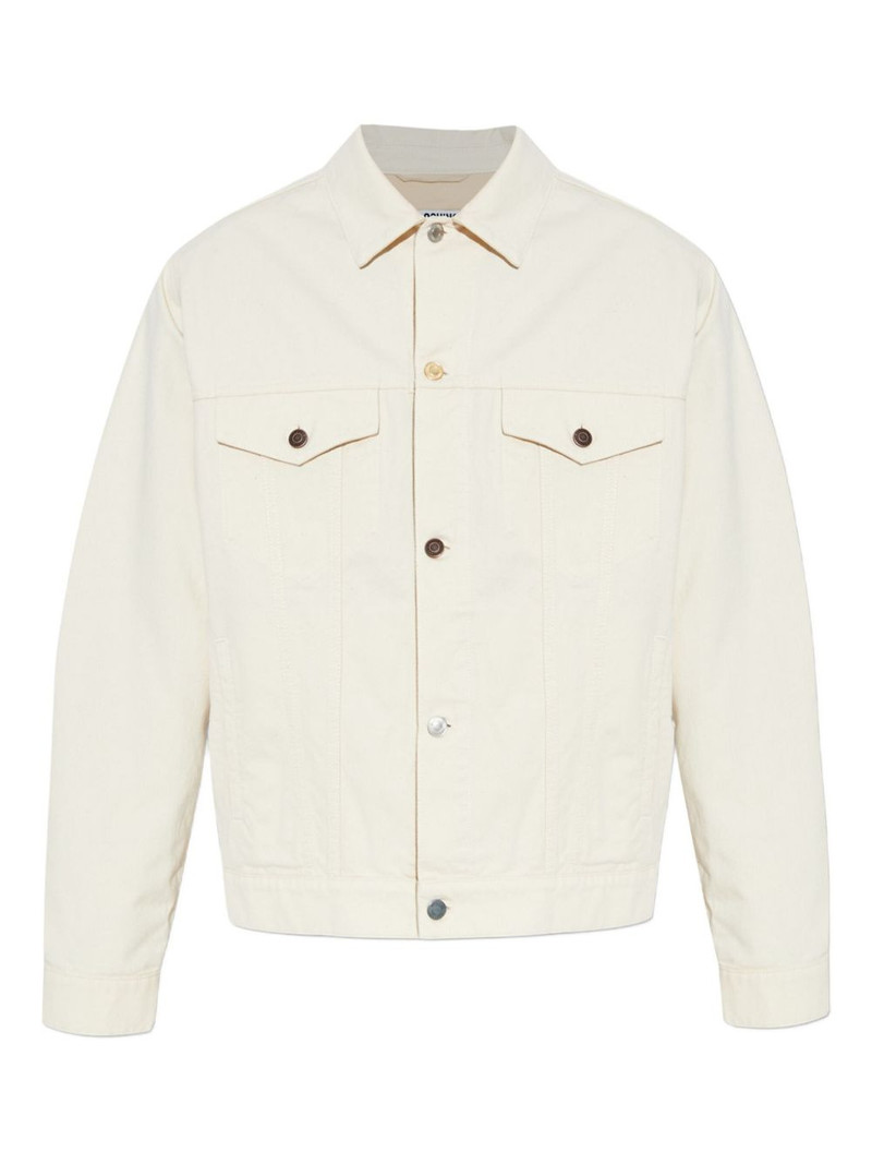 button-fastening flap-pocket jacket 1