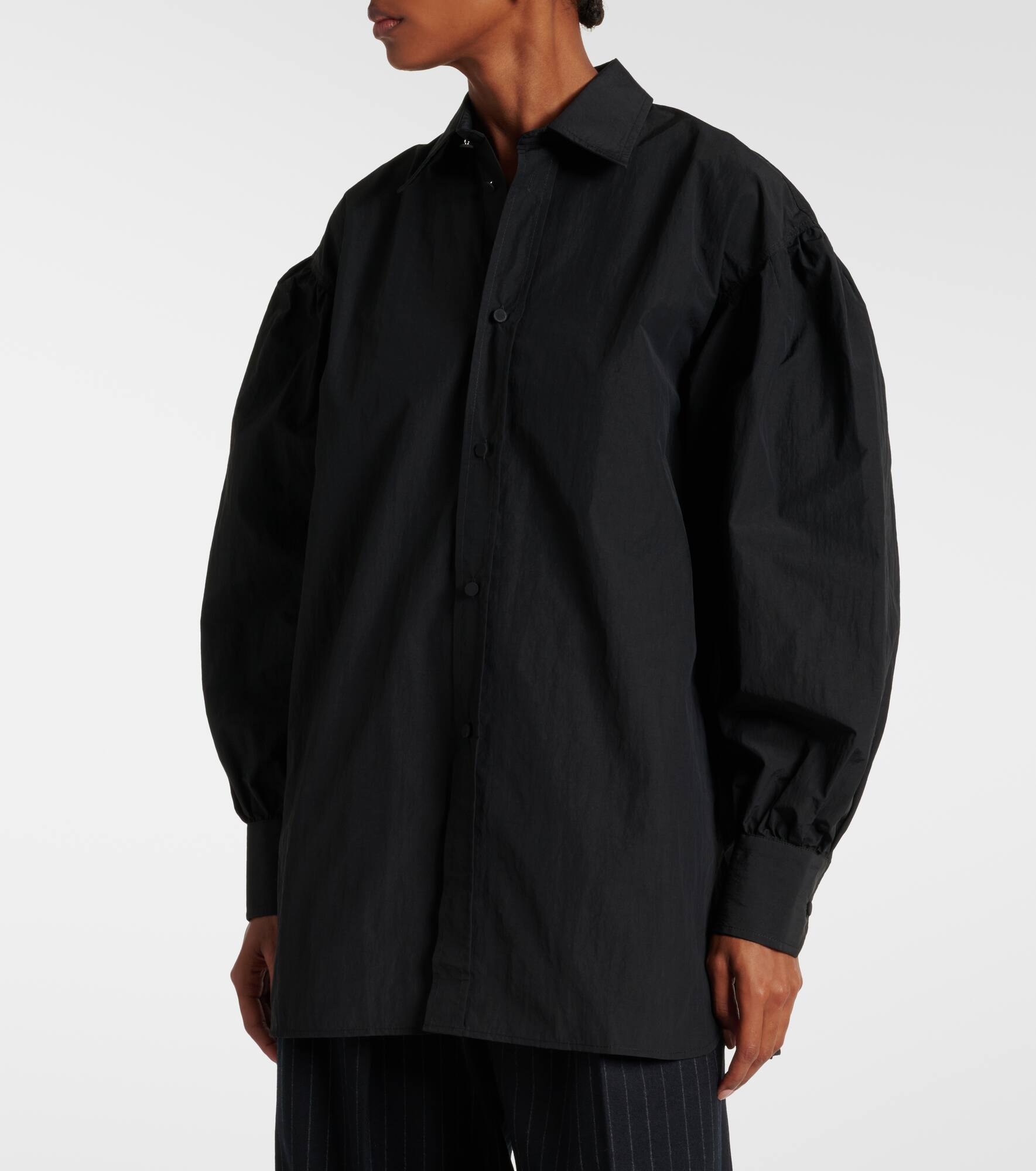 Oversized crêpe shirt - 5
