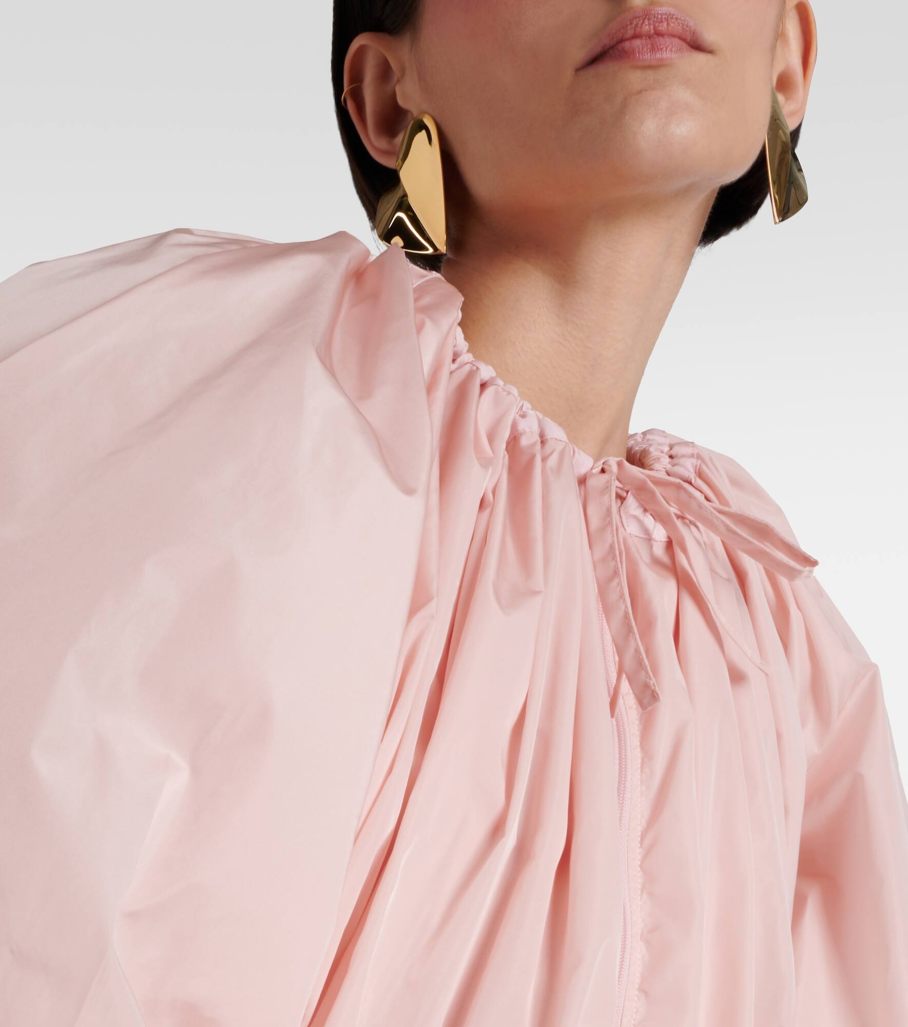 Pleated cropped jacket - 4