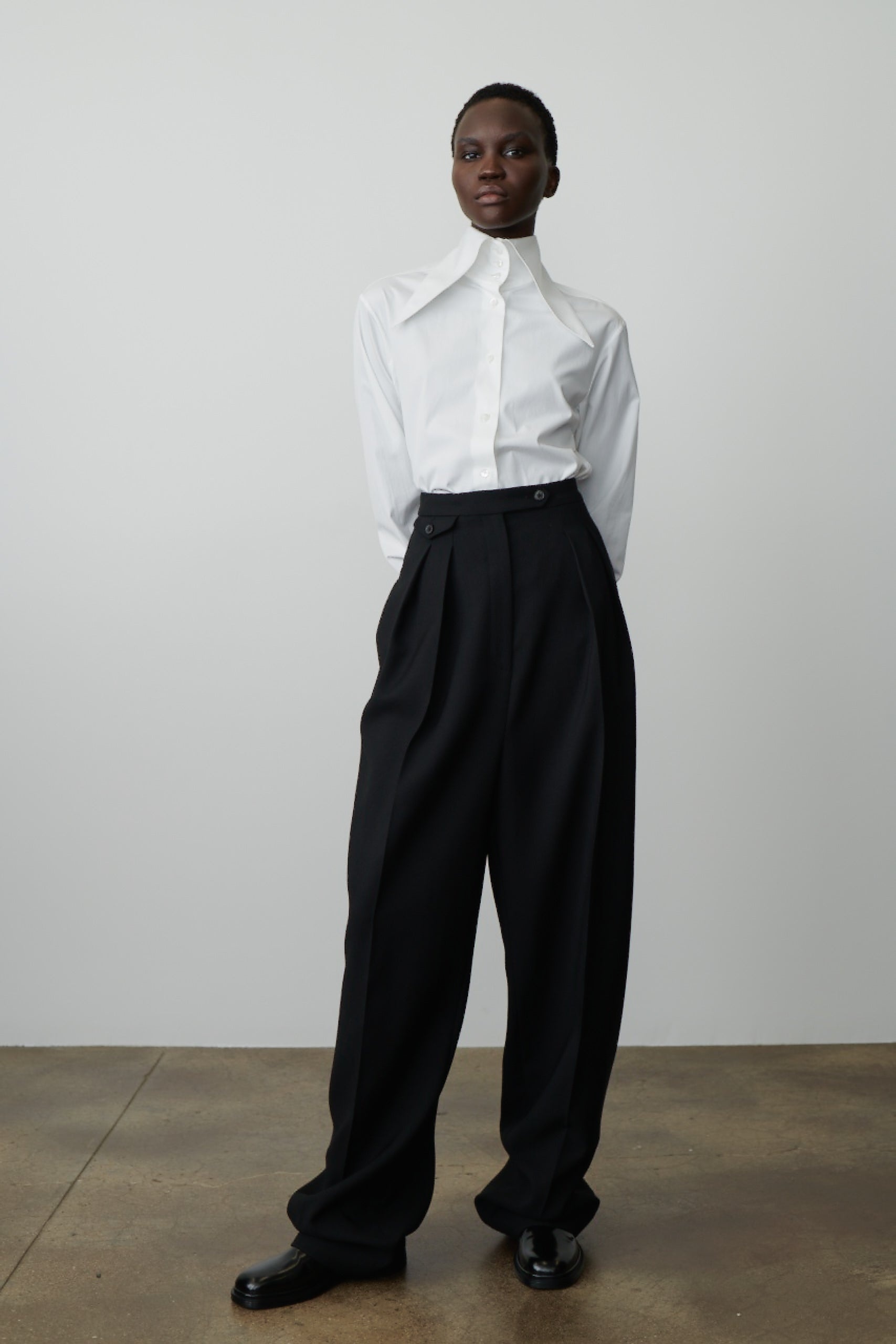 Marcellita Pant in Virgin Wool - 3