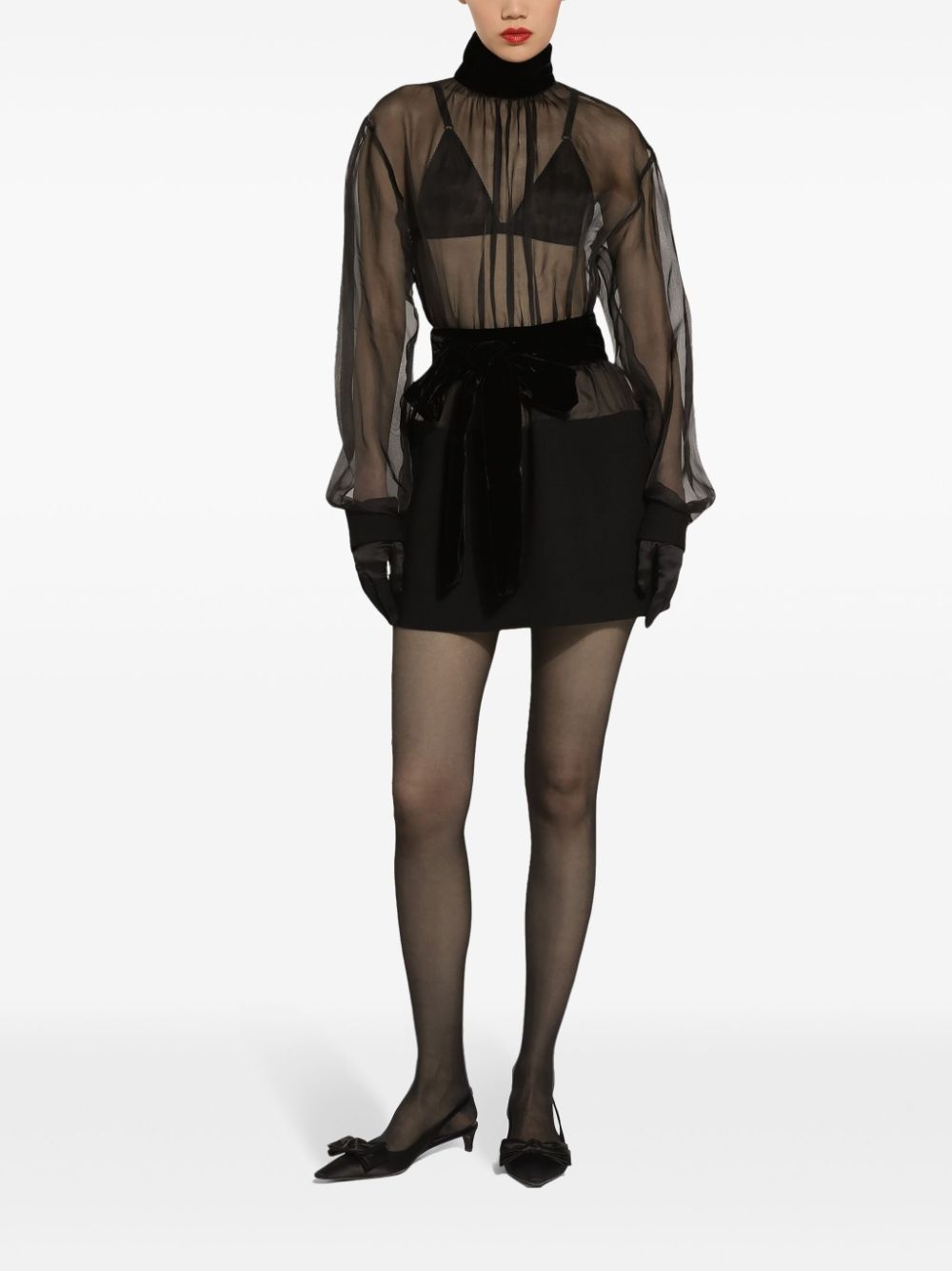 crepe dress - 2