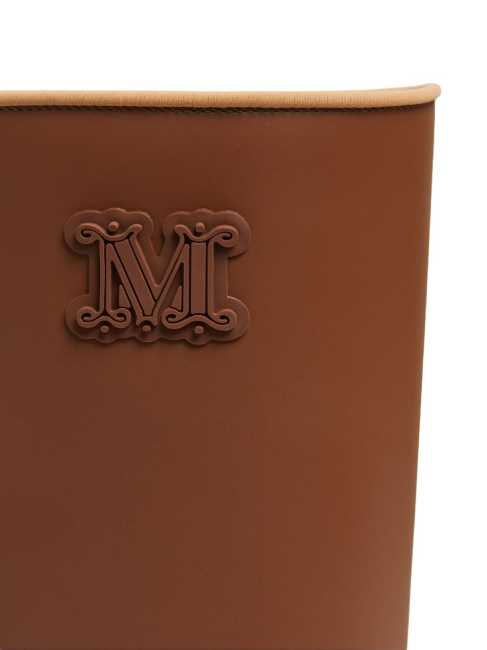 logo-embellished block-heel boots - 4