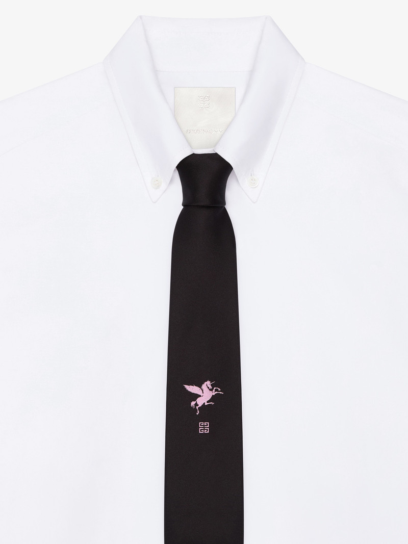 Givenchy TIE IN SILK WITH UNICORN EMBROIDERY outlook