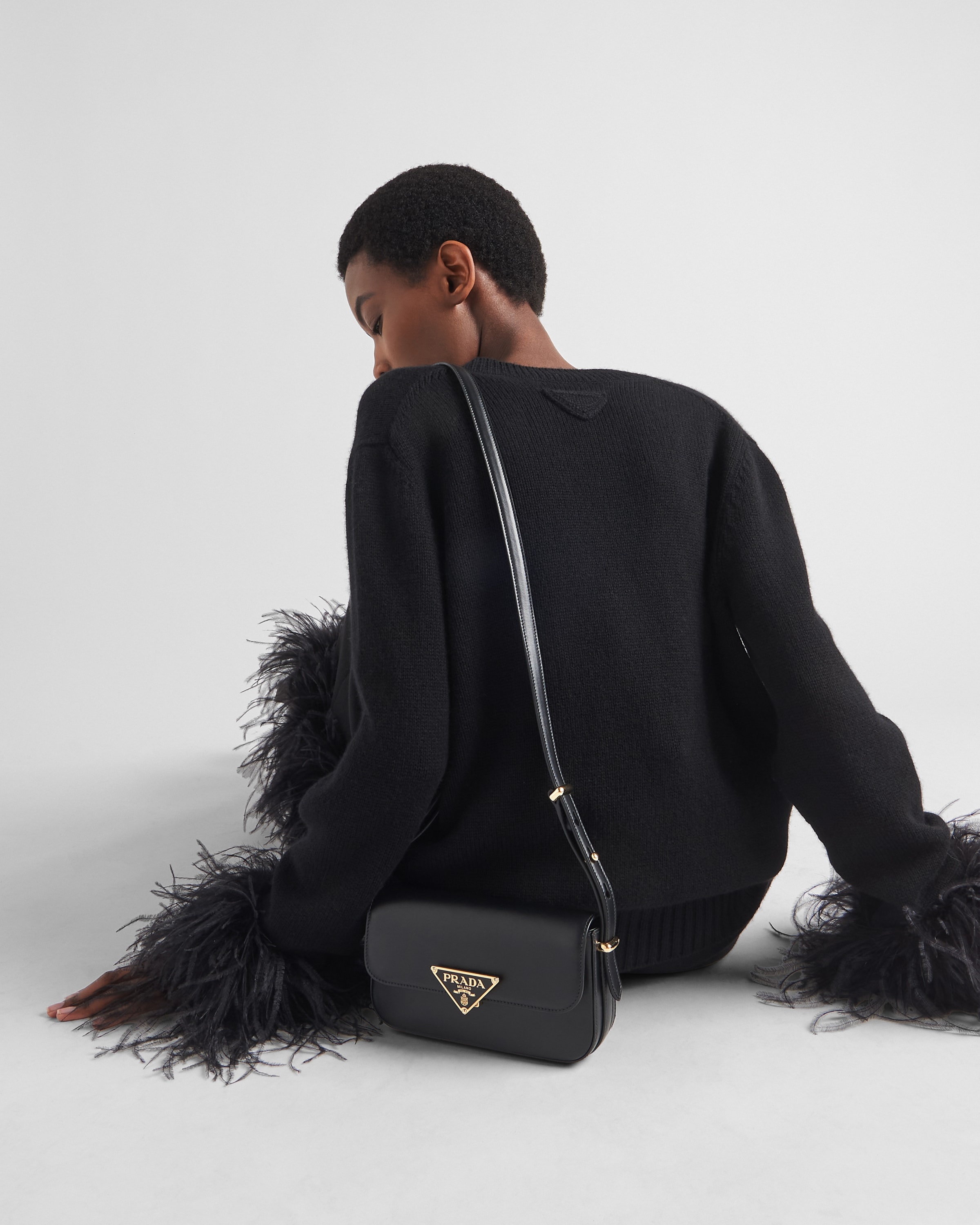 Prada Leather shoulder bag | REVERSIBLE