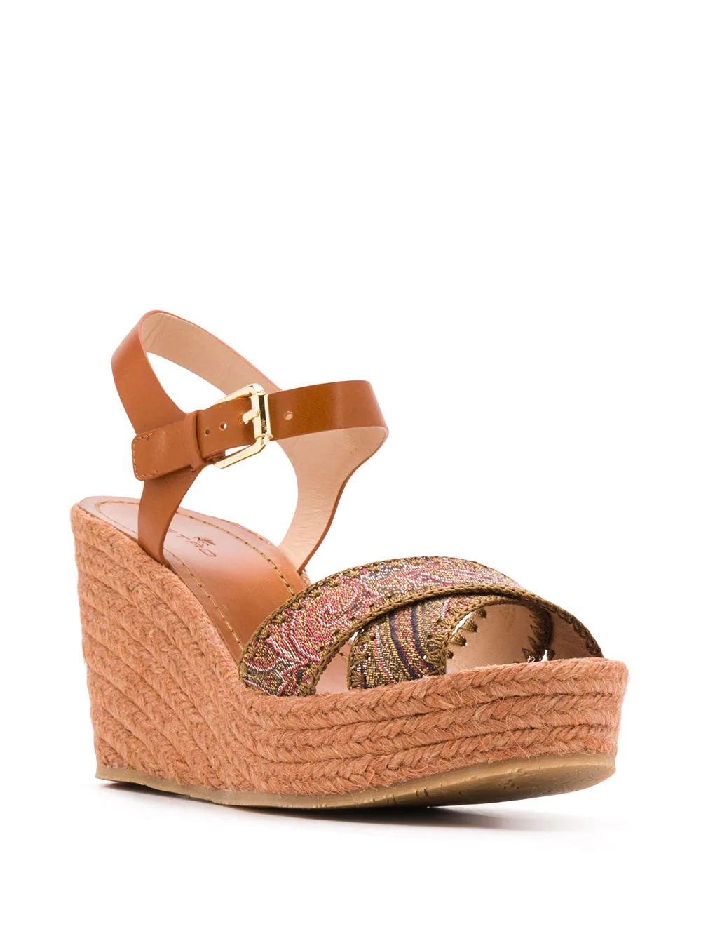 paisley-strap sandals - 2