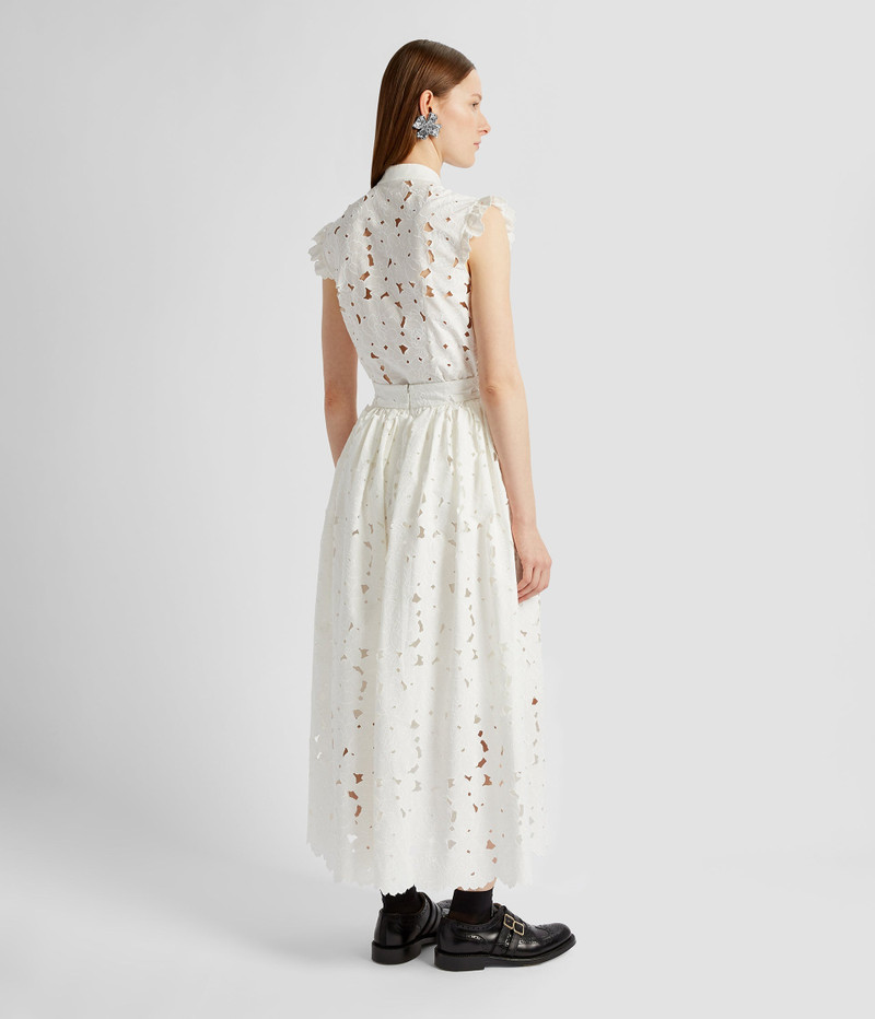 Erdem GATHERED MIDI SKIRT outlook