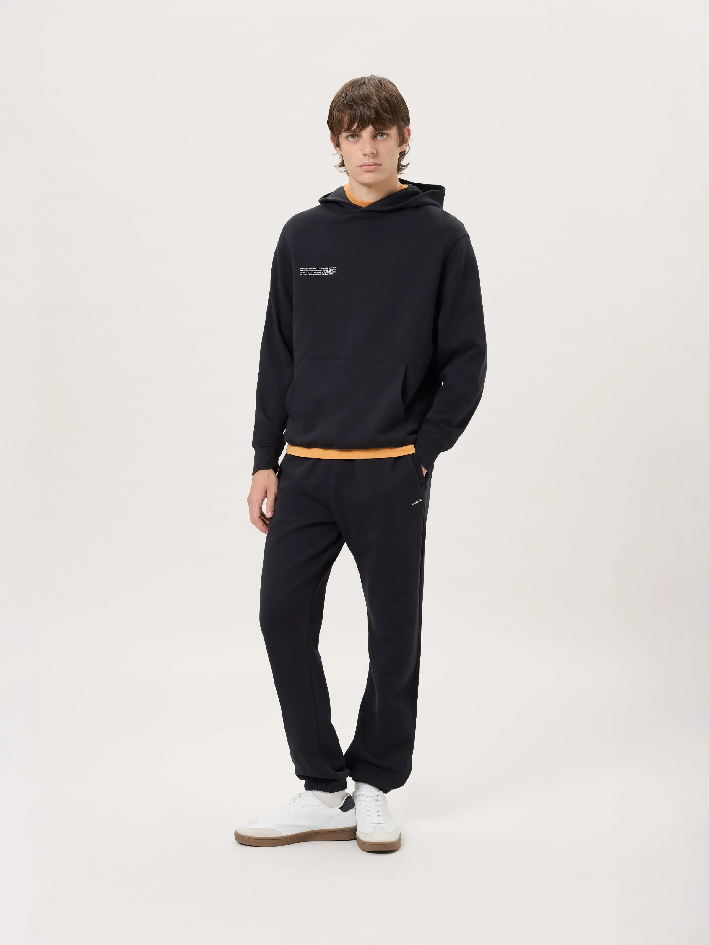 Mens Midweight Track Pants - Black - 1