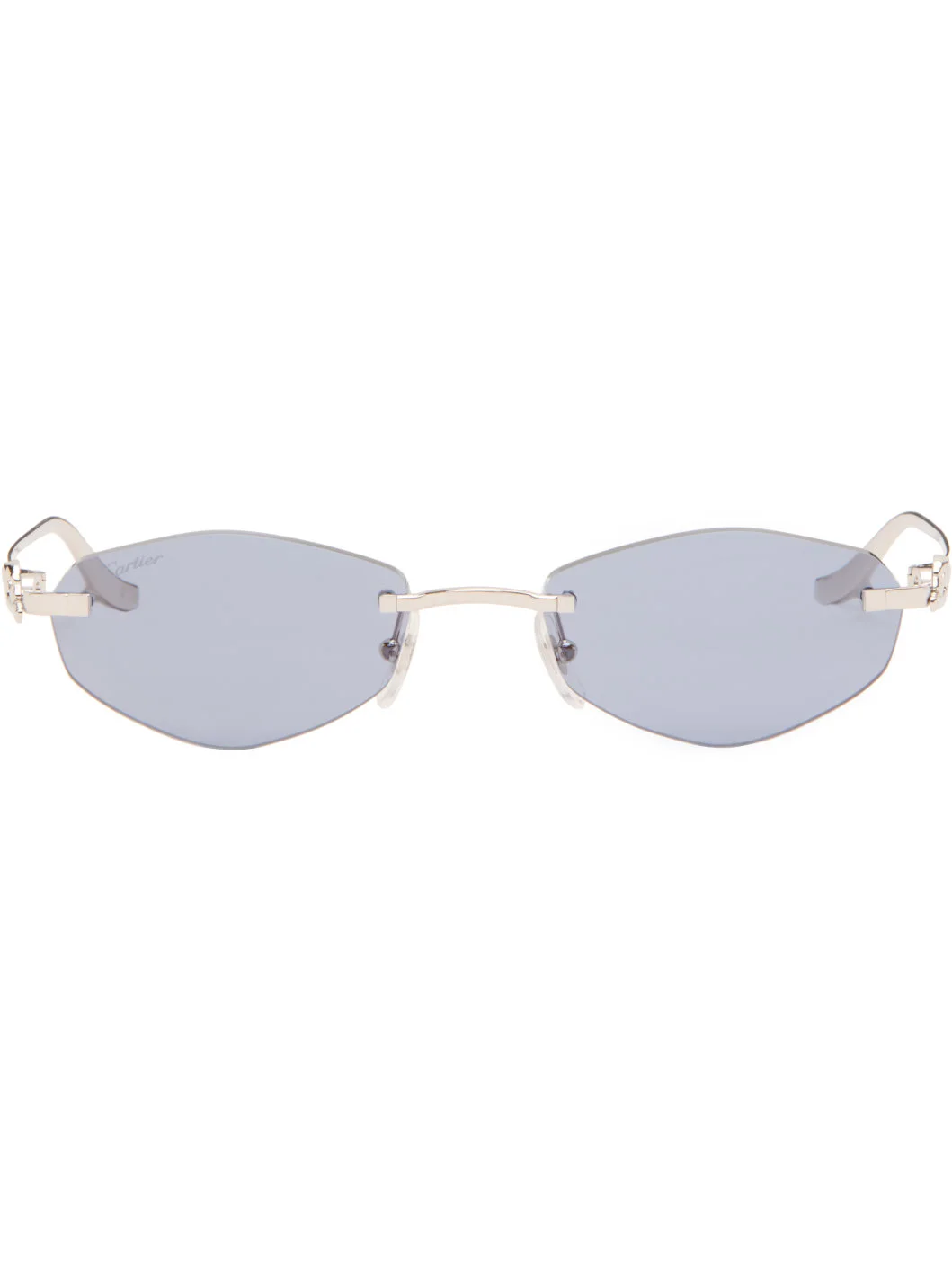 Silver 'Panthère de Cartier' Sunglasses - 1