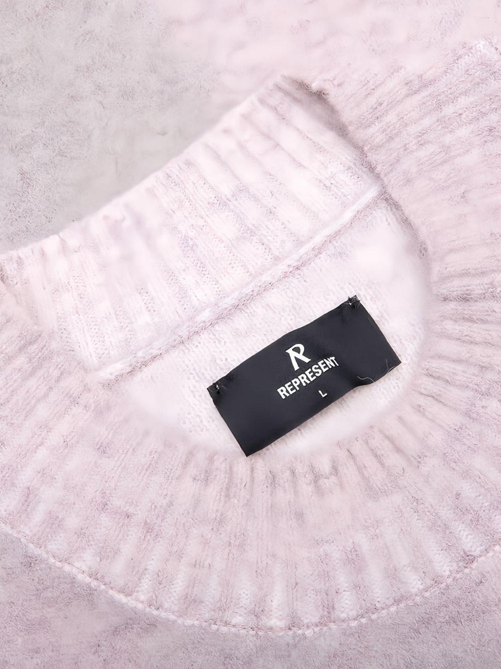 ribbed-cuff crew-neck jumper - 3
