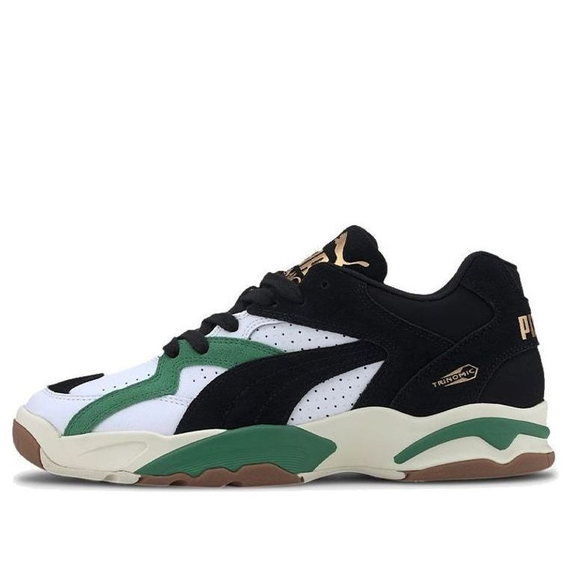 PUMA 연 OG 백색/검정/녹색 371180-01 - 1