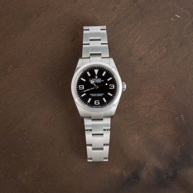 Pre-Owned Rolex Explorer 124270 Black Arabic Dial - 6