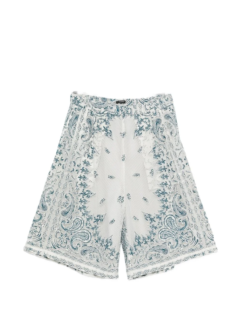paisley-print shorts - 1