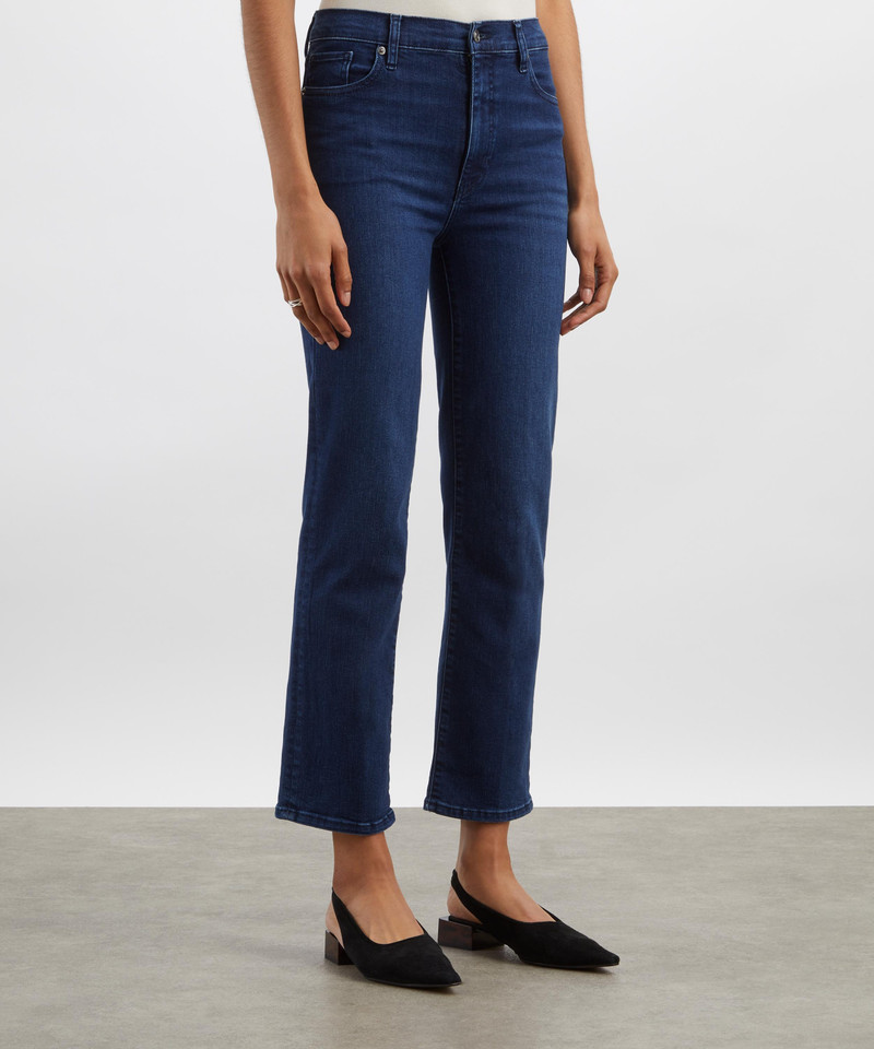 PAIGE Le Sleek Straight Jeans in Trick outlook
