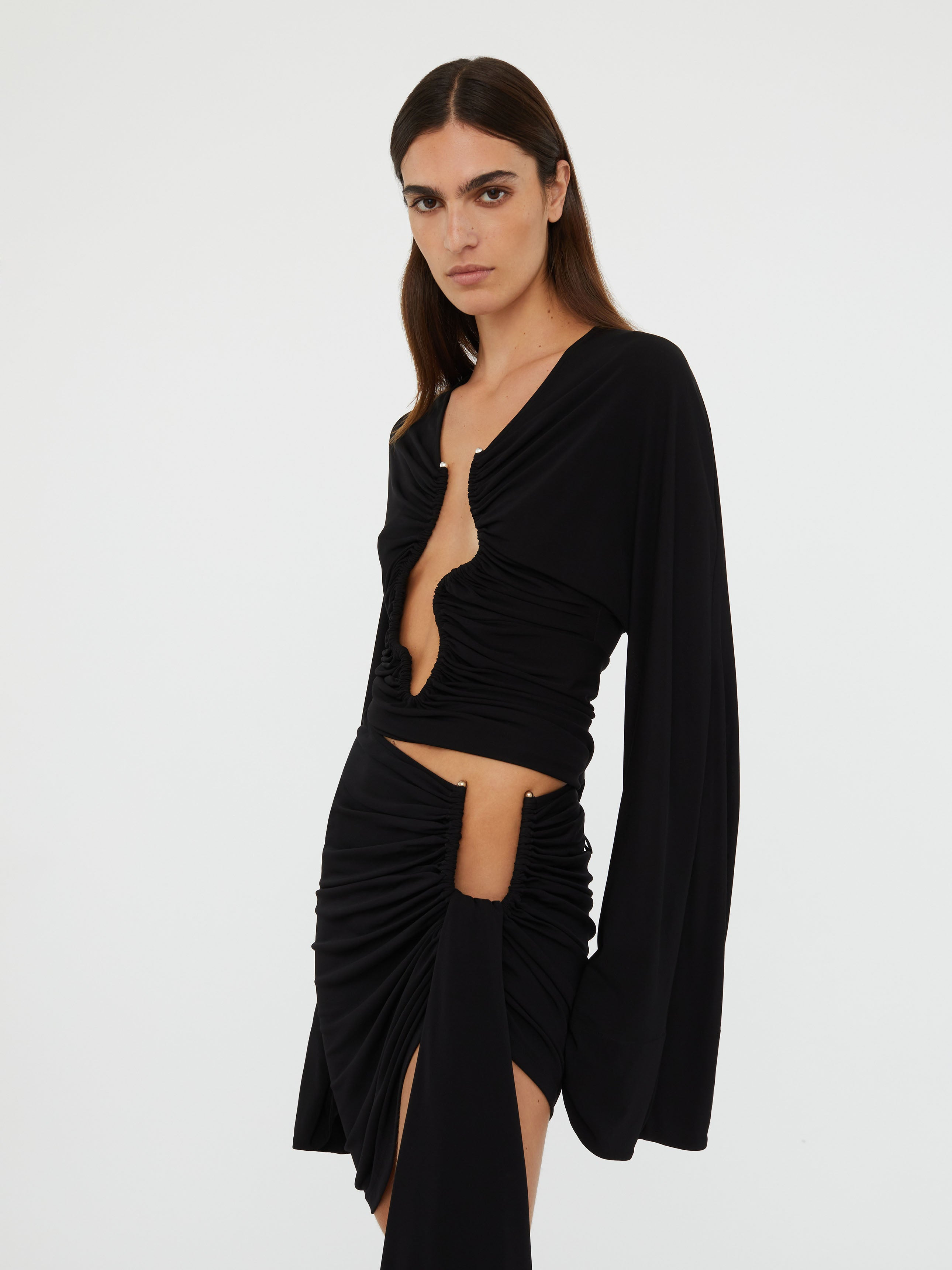 Arced Palm Micro Skirt - 2