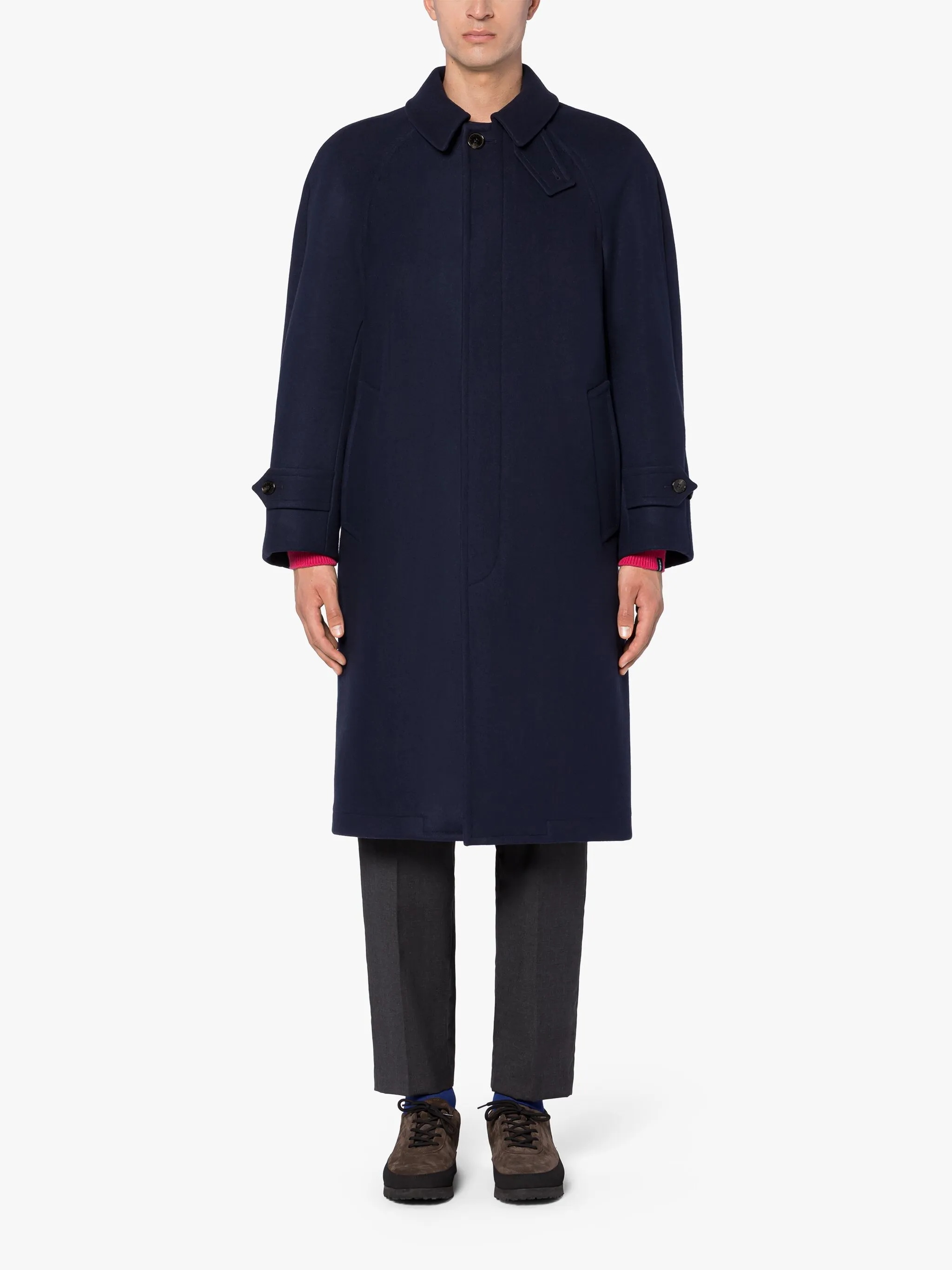 BOSTON INK WOOL OVERCOAT - 2