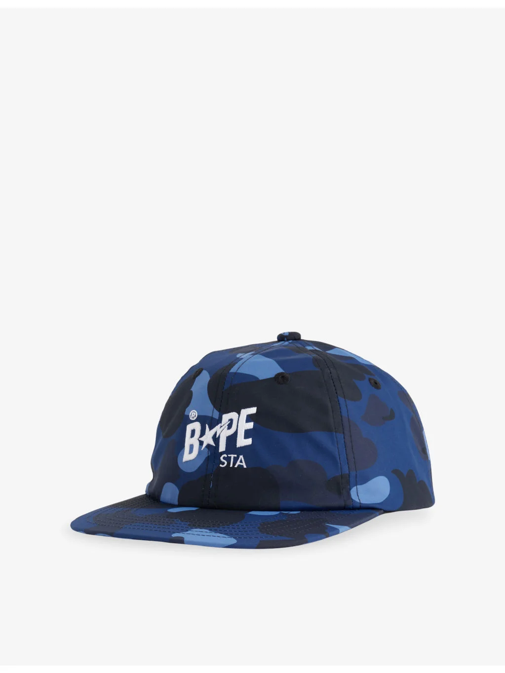 Color Camo Logo-Embroidered Woven Cap - 1