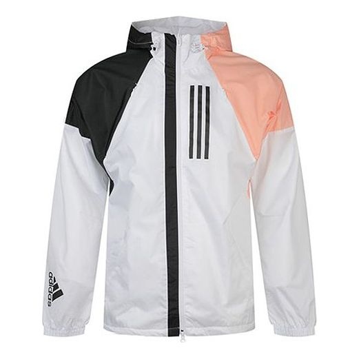 adidas W.N.D. Jacket 'White/Black/Glow Pink' EK4626 - 1