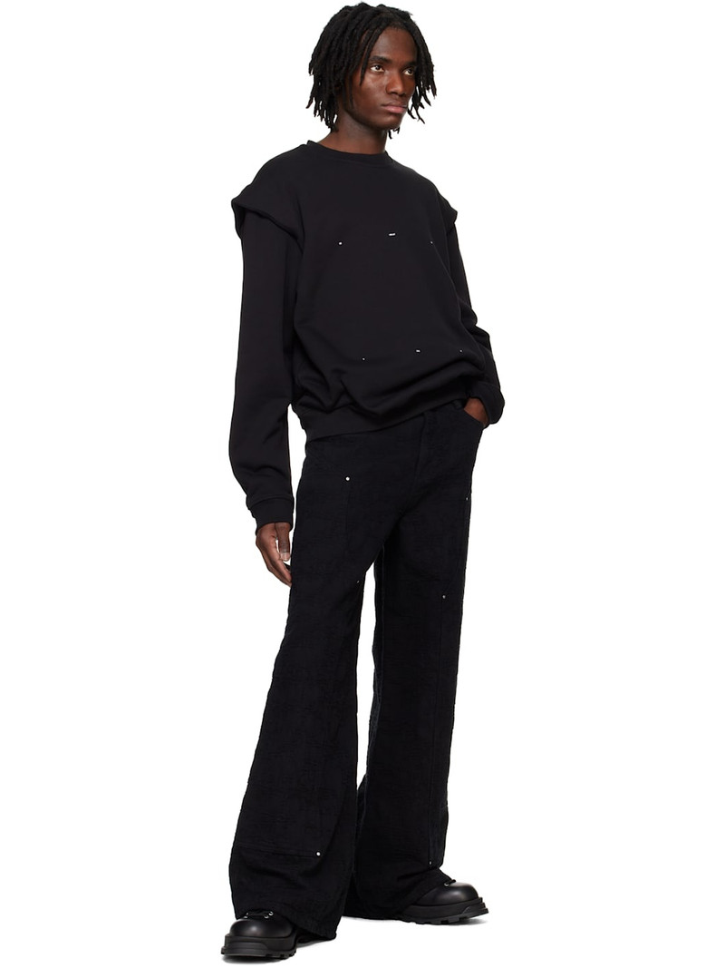 HELIOT EMIL™ Black Outline Logo Sweatshirt outlook