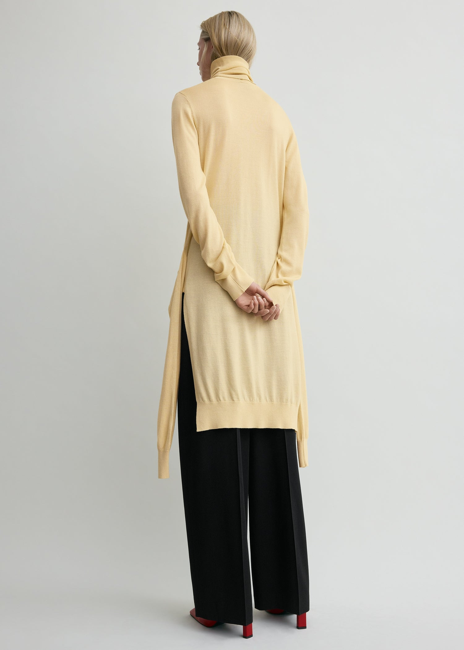 Double-sleeve turtleneck champagne - 4