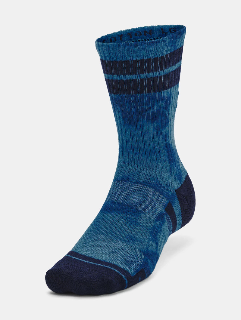 Unisex UA Performance Cotton 2 Pack Mid-Crew Socks 1