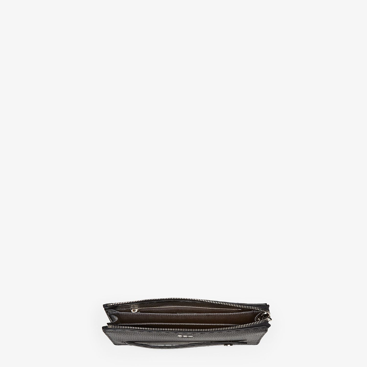 Black leather clutch - 4