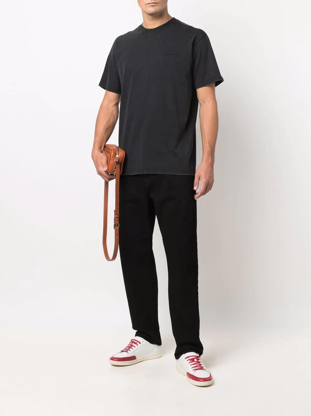 mid-rise straight-leg trousers - 2