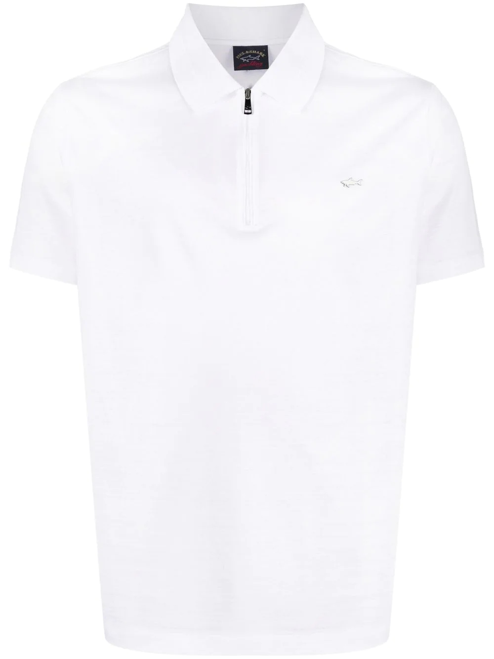 zip-fastening polo shirt - 1