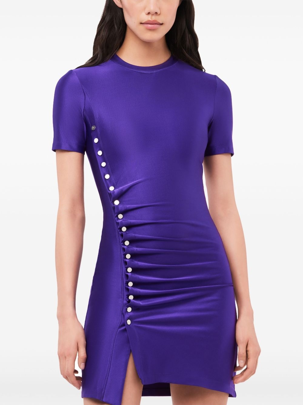 Drapé Pression Mini Dress - 5