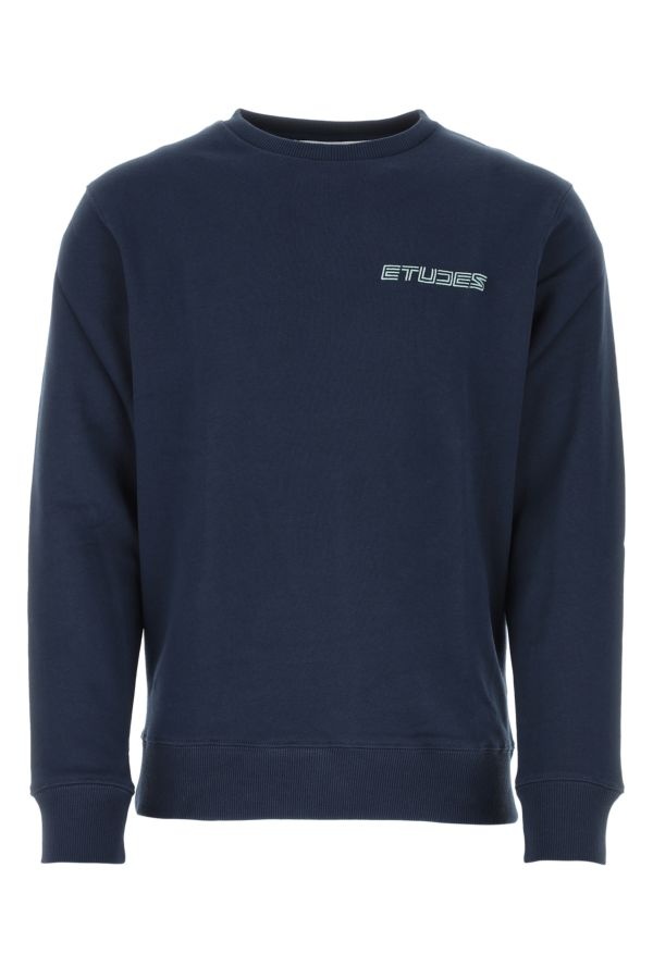 Blue cotton sweatshirt - 1