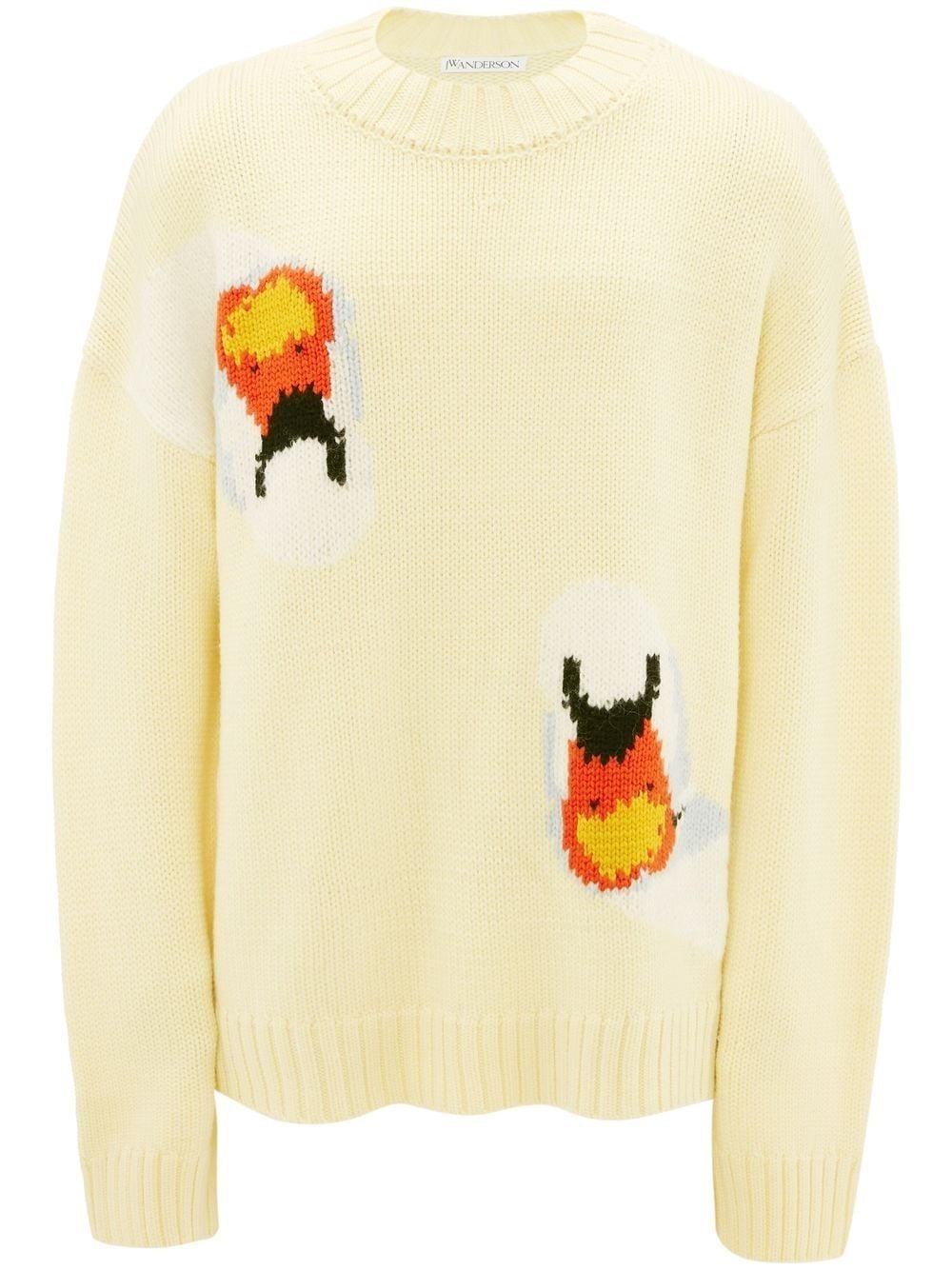 intarsia-knit pattern jumper - 1