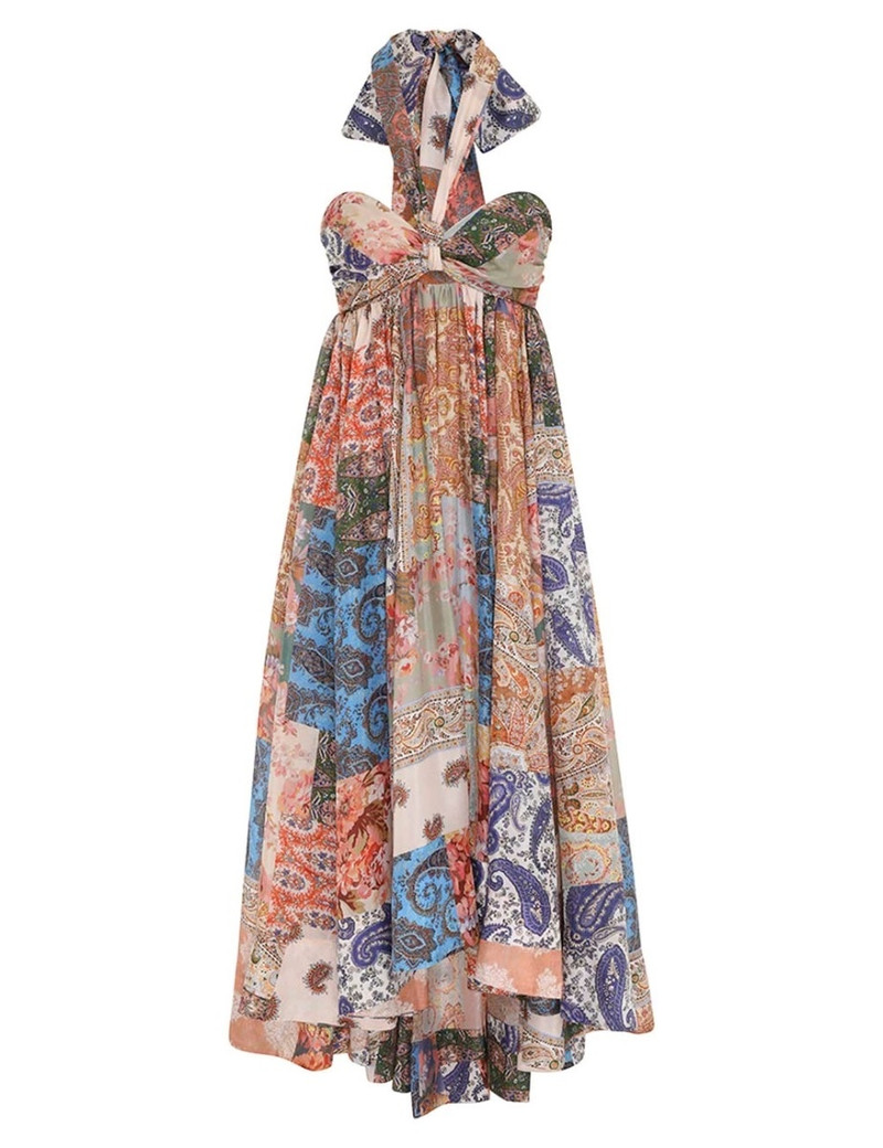 DEVI HALTER MAXI DRESS - 1