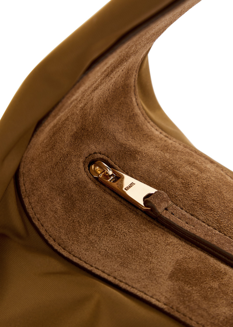 Khaite Olivia Sport Medium Nylon and Suede Hobo bag - 3