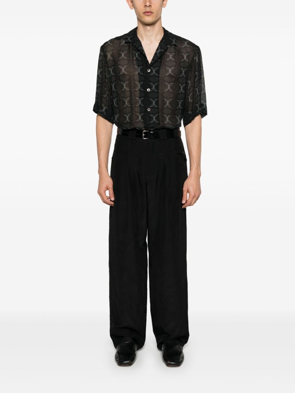 tailored loose-cut trousers - 2